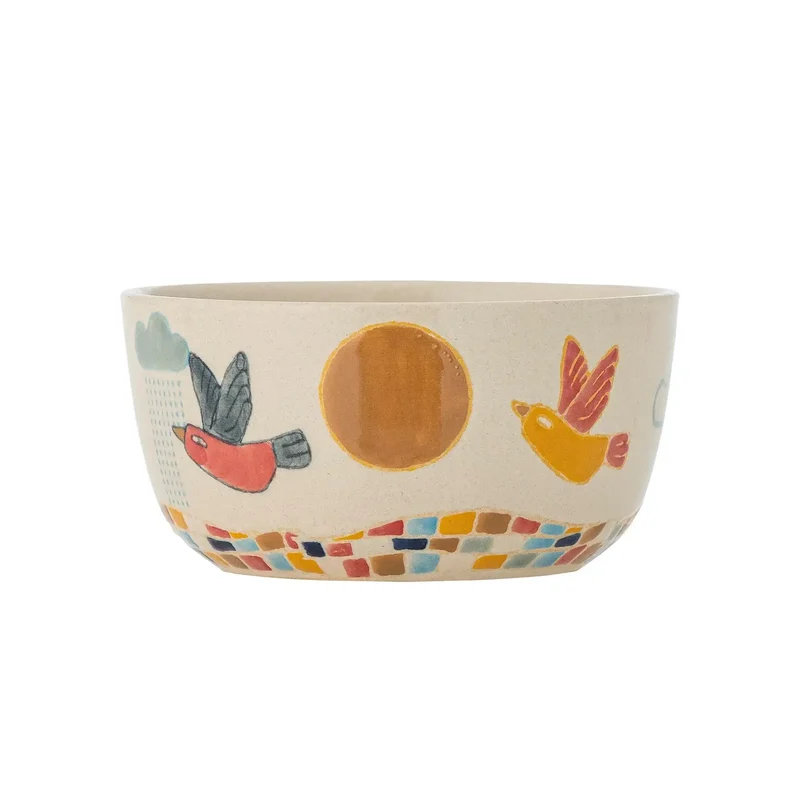 Colorine schaal aardewerk beige 12cm