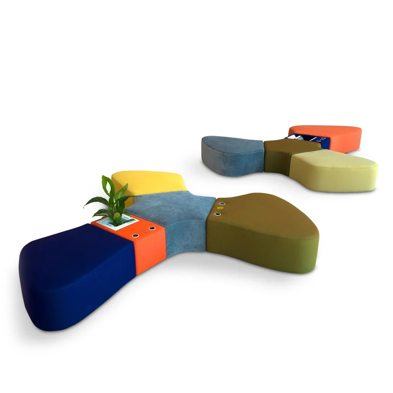 Sectional Sofa Q2 SIR PENT by Andrea Stramigioli for Adrenalina