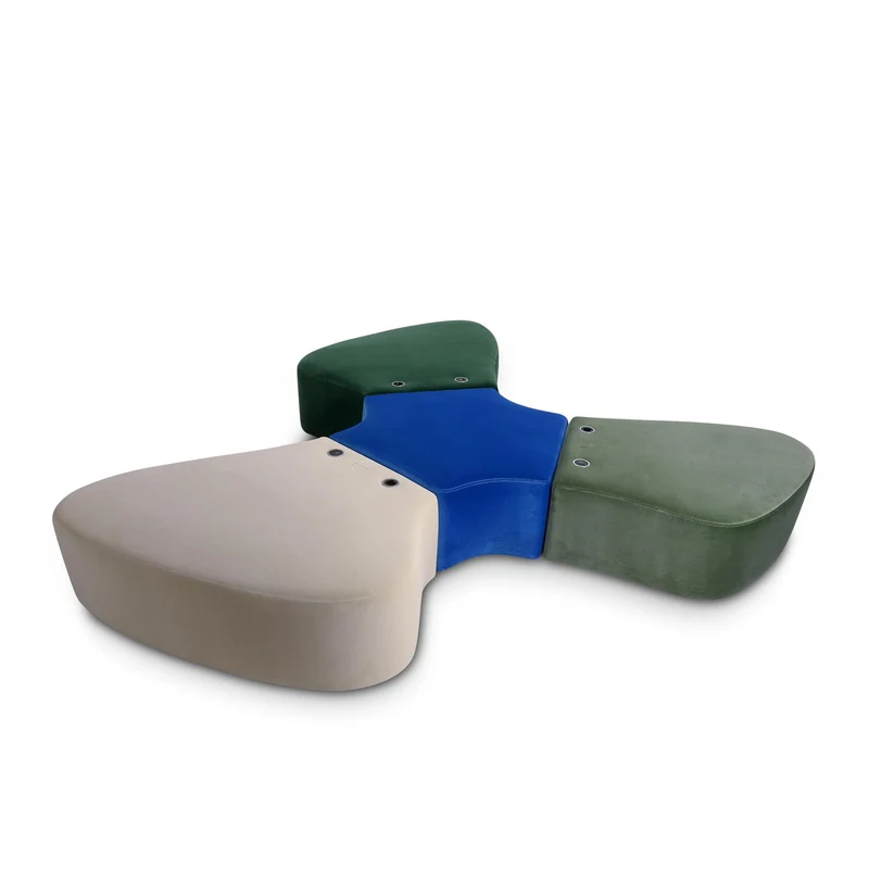 Sectional Sofa L SIR PENT by Andrea Stramigioli for Adrenalina