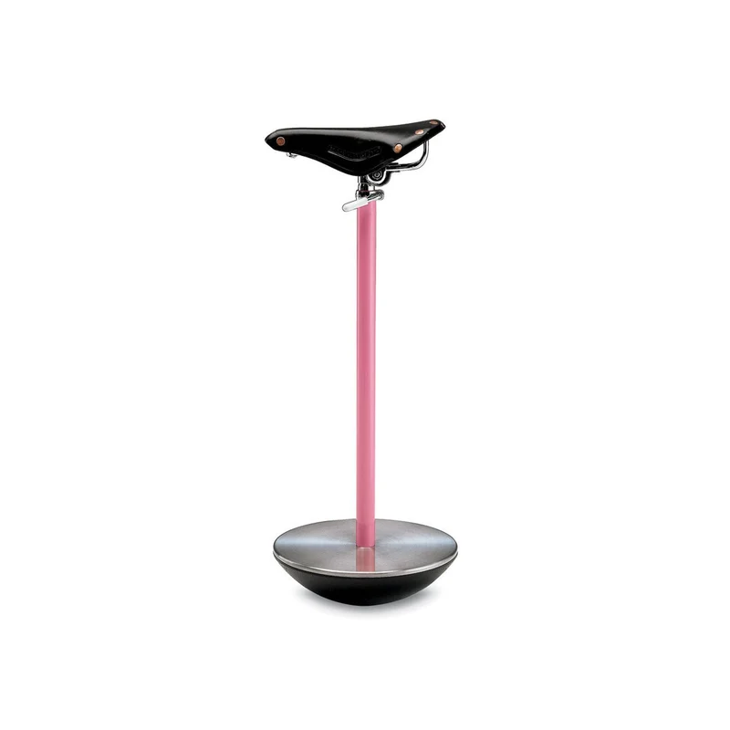 Leather and Steel Stool SELLA by Achille & Pier Giacomo Castiglioni for Zanotta