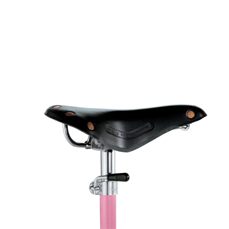 Leather and Steel Stool SELLA by Achille & Pier Giacomo Castiglioni for Zanotta