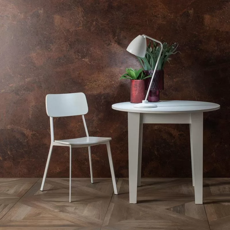 Woody (SET 4 SEDIE) - Sedia in legno con gambe in metallo