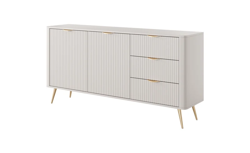Madia con 2 ante e 2 cassetti Essenza 163x81 cm