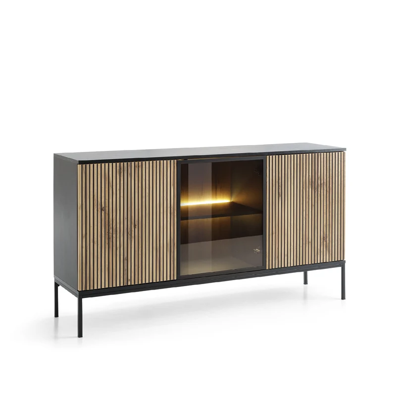 Madia a 3 ante con LED integrato Aura 154x83 cm