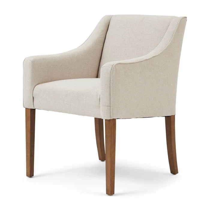 Riviera Maison Esszimmerstuhl Savile Row, Flanders Flax, Oxford Weave