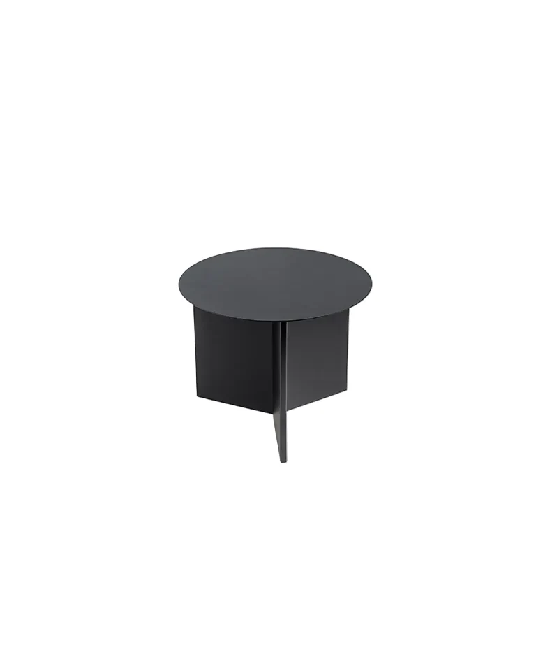 Tavolino Slit Table Steel - ø 45 cm - HAY