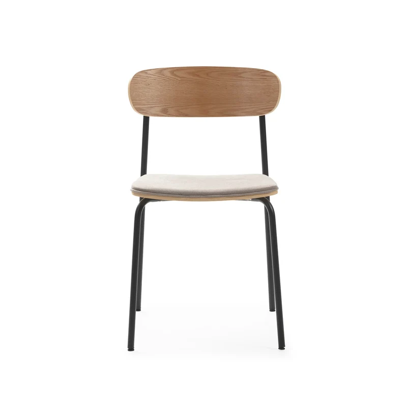 Set di 2 sedie in legno con gambe in metallo Adri 46x52 h78 cm