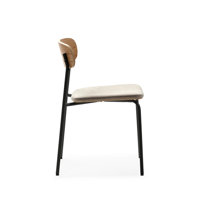 Set di 2 sedie in legno con gambe in metallo Adri 46x52 h78 cm
