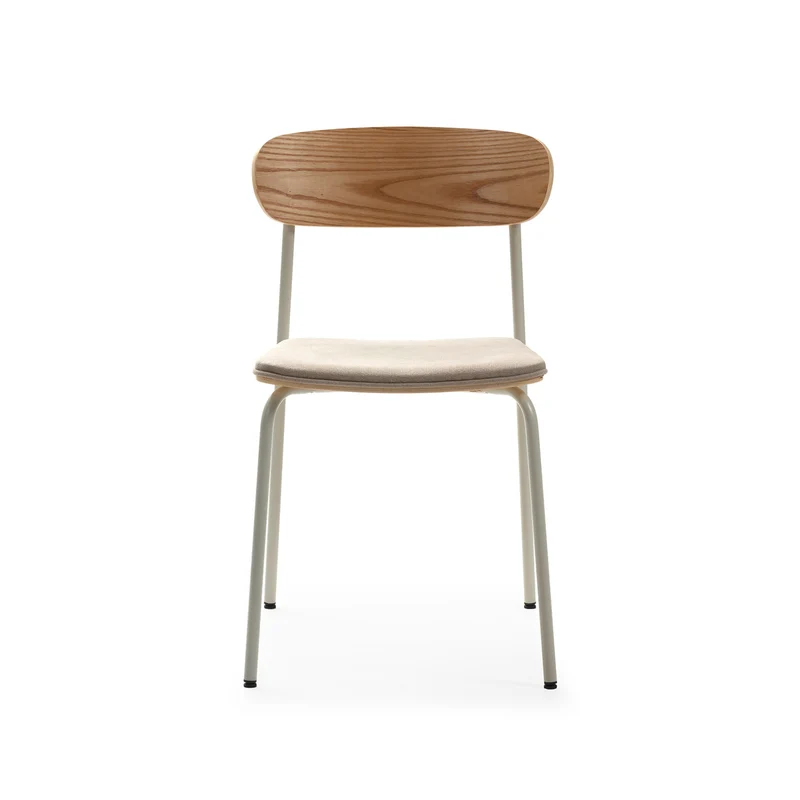 Set di 2 sedie in legno con gambe in metallo Adri 46x52 h78 cm
