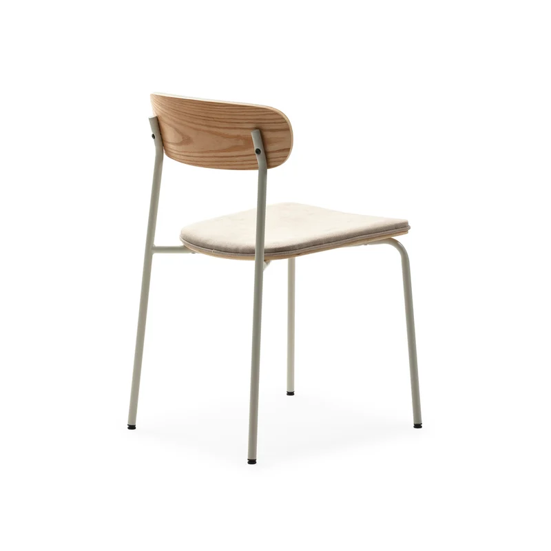 Set di 2 sedie in legno con gambe in metallo Adri 46x52 h78 cm