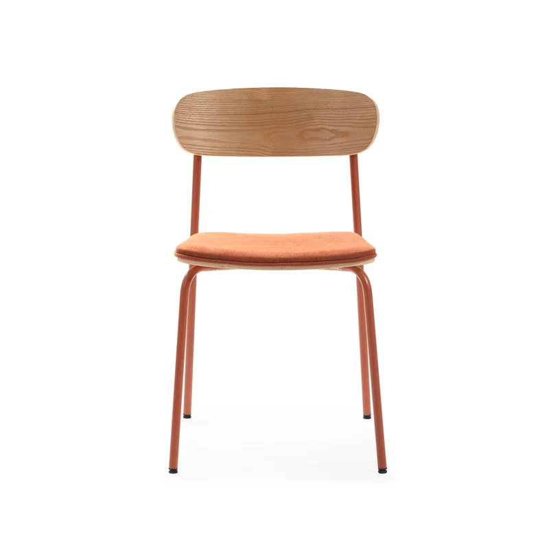 Set di 2 sedie in legno con gambe in metallo Adri 46x52 h78 cm