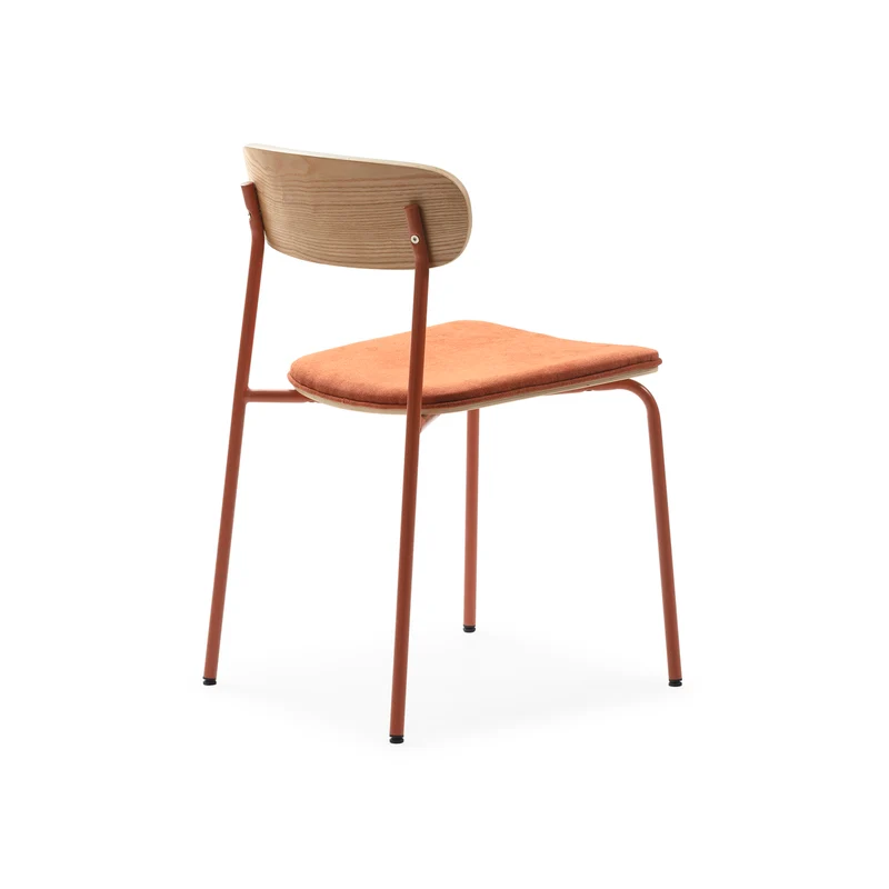 Set di 2 sedie in legno con gambe in metallo Adri 46x52 h78 cm