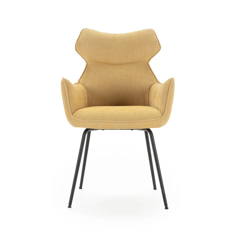 Set di 2 poltrone in velluto a coste con gambe in metallo Diana 60x65 h90 cm