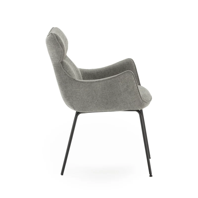 Set di 2 poltrone in velluto a coste con gambe in metallo Diana 60x65 h90 cm