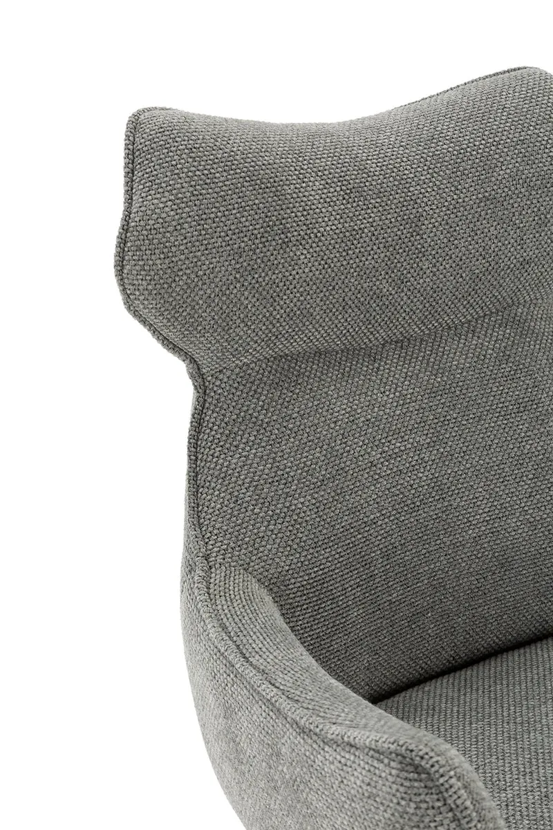 Set di 2 poltrone in velluto a coste con gambe in metallo Diana 60x65 h90 cm