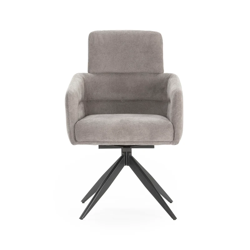 Set di 2 poltrone in velluto a coste con gambe in metallo Grace 57x65 h92 cm