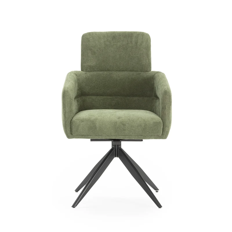 Set di 2 poltrone in velluto a coste con gambe in metallo Grace 57x65 h92 cm