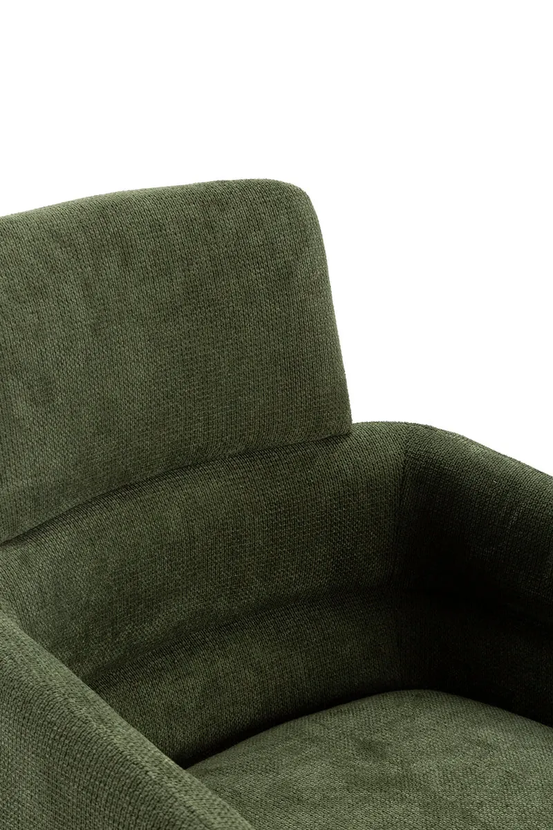 Set di 2 poltrone in velluto a coste con gambe in metallo Grace 57x65 h92 cm