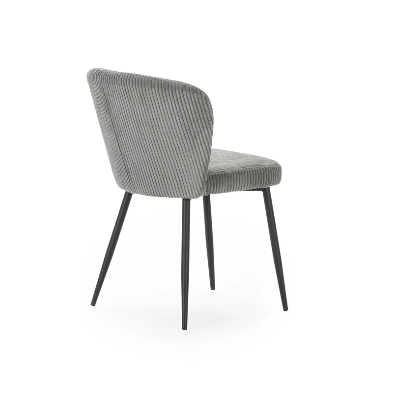 Set di 4 sedie in velluto e gambe in metallo Megan 47x58 cm h78 cm