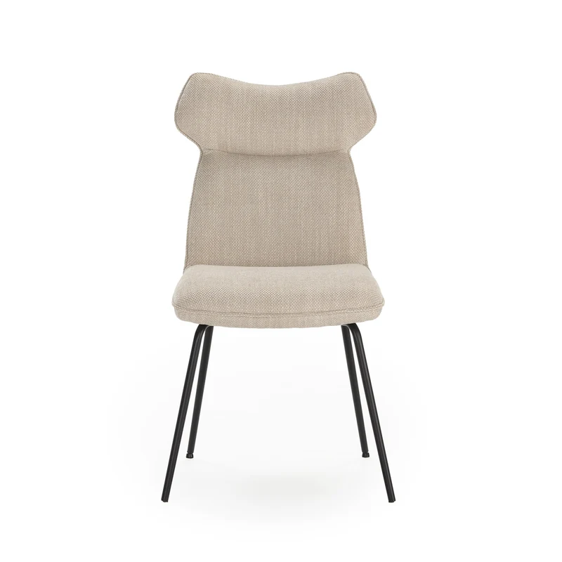 Set di 2 sedie in velluto e gambe in metallo Daria 51x65 h92 cm
