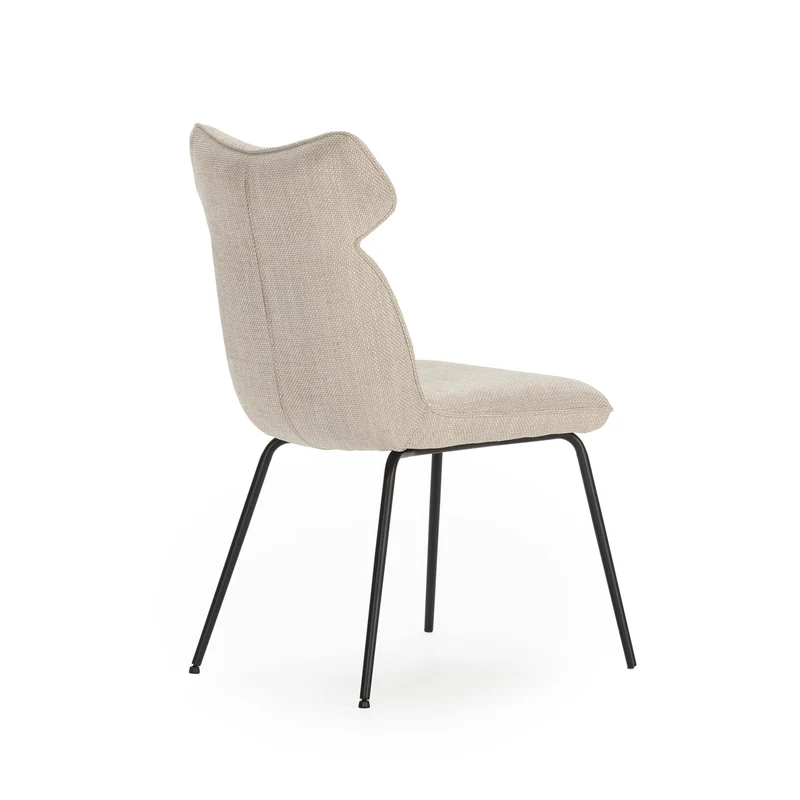 Set di 2 sedie in velluto e gambe in metallo Daria 51x65 h92 cm