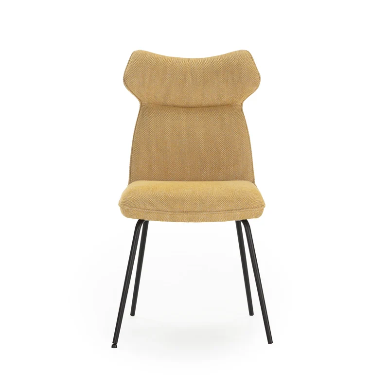 Set di 2 sedie in velluto e gambe in metallo Daria 51x65 h92 cm