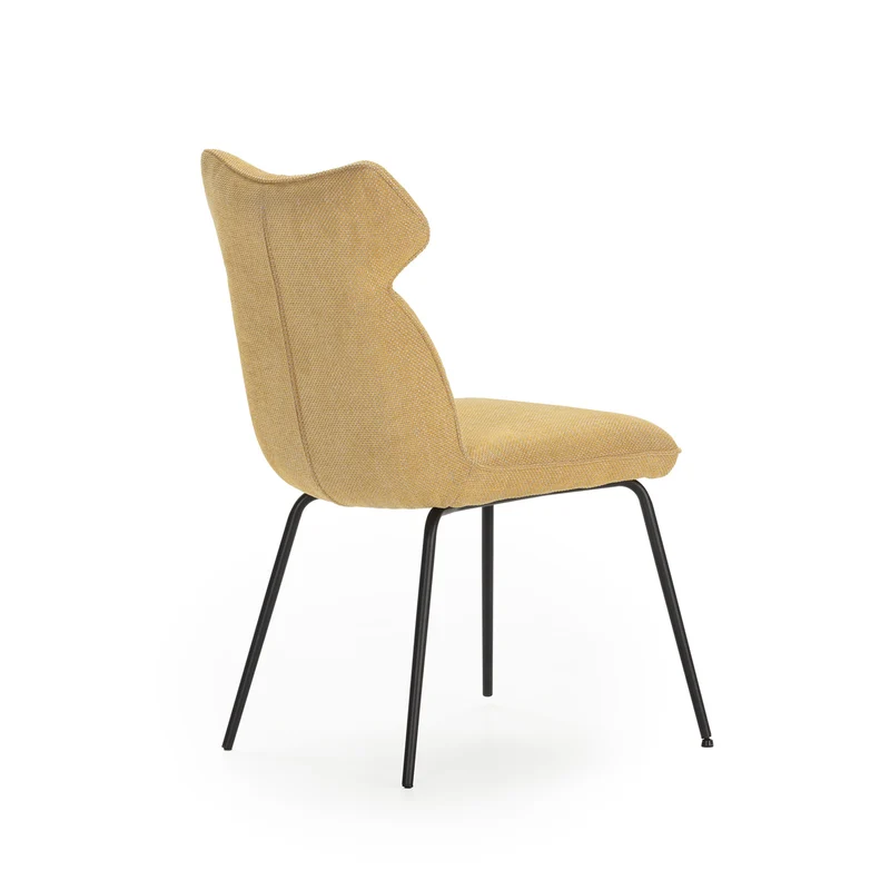 Set di 2 sedie in velluto e gambe in metallo Daria 51x65 h92 cm