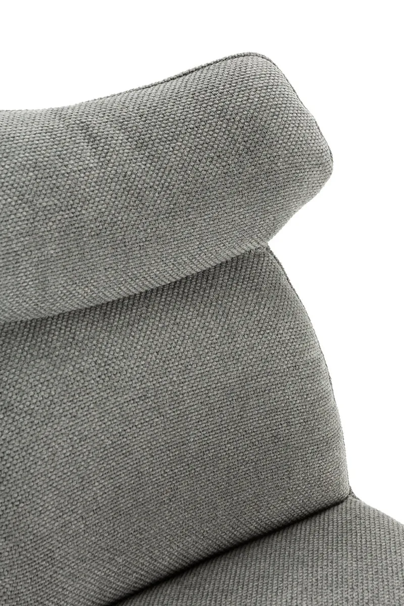 Set di 2 sedie in velluto e gambe in metallo Daria 51x65 h92 cm