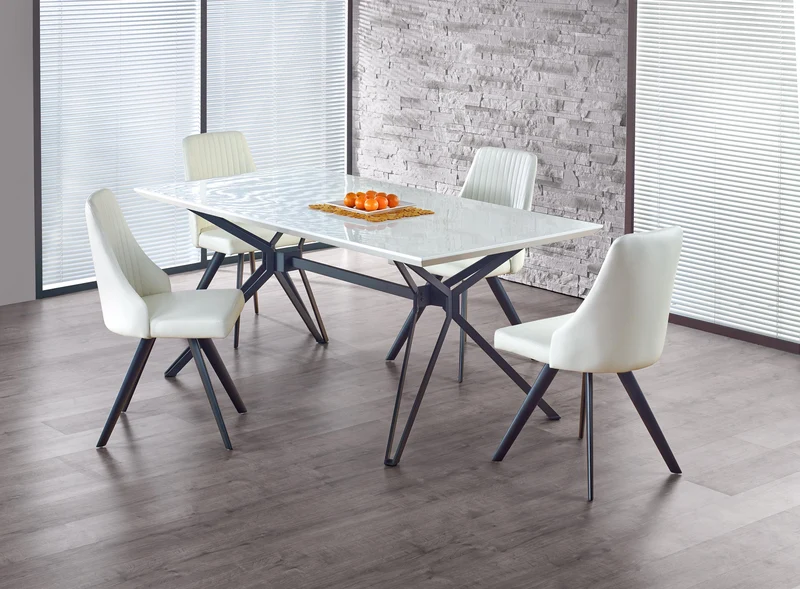 Tavolo per 4/6 persone bianco Pascal 160x90 cm
