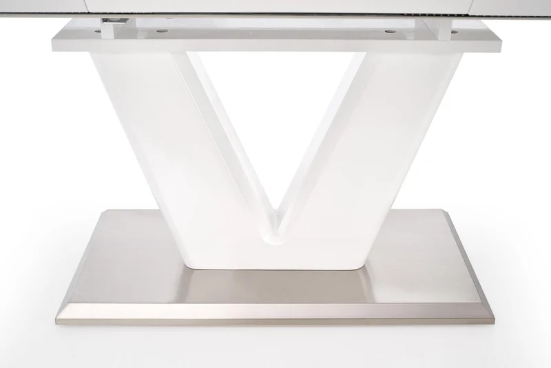 Tavolo allungabile in legno MDF laccato bianco Mistral 160x90 cm - allungabile fino a 220 cm