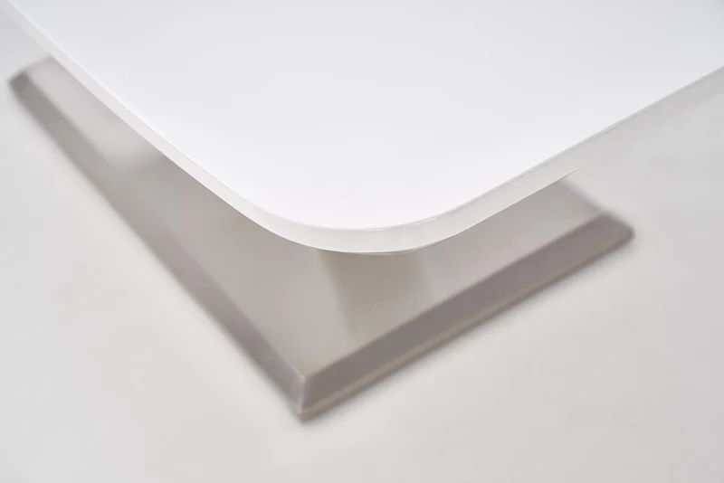 Tavolo allungabile in legno MDF laccato bianco Mistral 160x90 cm - allungabile fino a 220 cm
