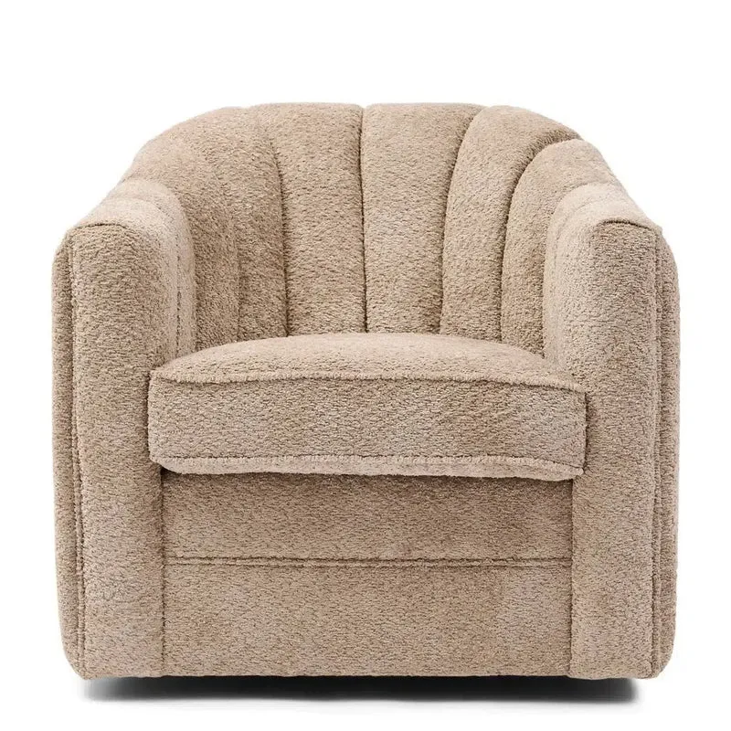 Riviera Maison Sessel St. Lewis Swivel, Soft Walnut