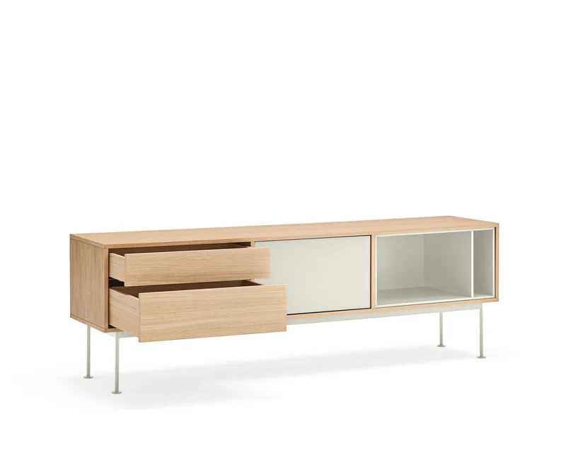 Mobile TV quercia crema Yoko di Teulat 180x59 cm