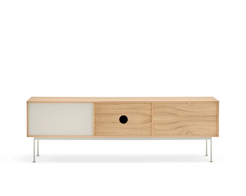 Mobile TV quercia crema Yoko di Teulat 180x59 cm