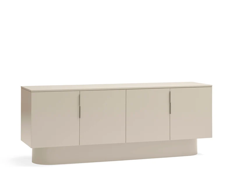 Madia 4 ante 3 cassetti laccata Totem 200x50
