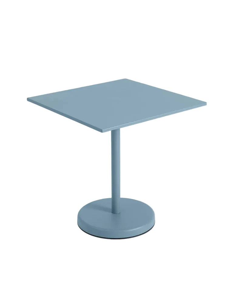 Linear Steel Café Table - 70 x 70 cm