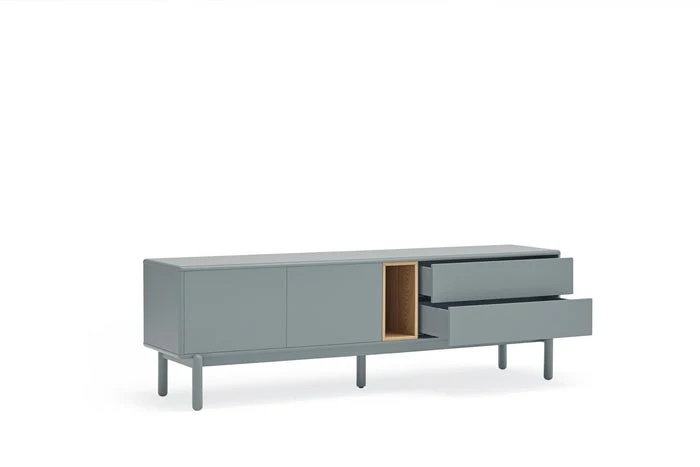 Mobile TV 2 ante 2 cassetti Corvo di Teulat 180x40 cm
