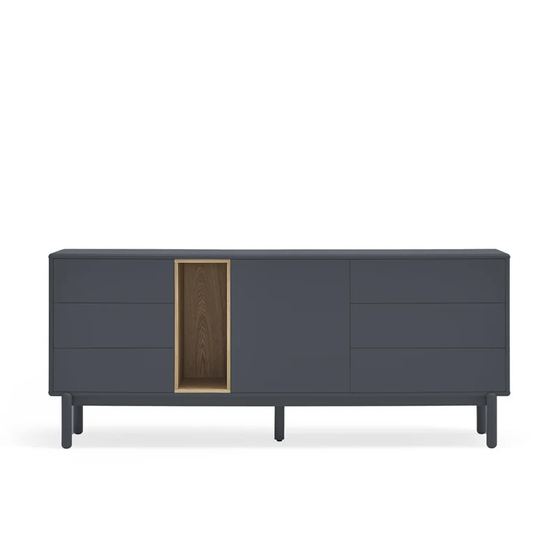 Madia 6 cassetti 1 anta Corvo di Teulat 180x40 cm