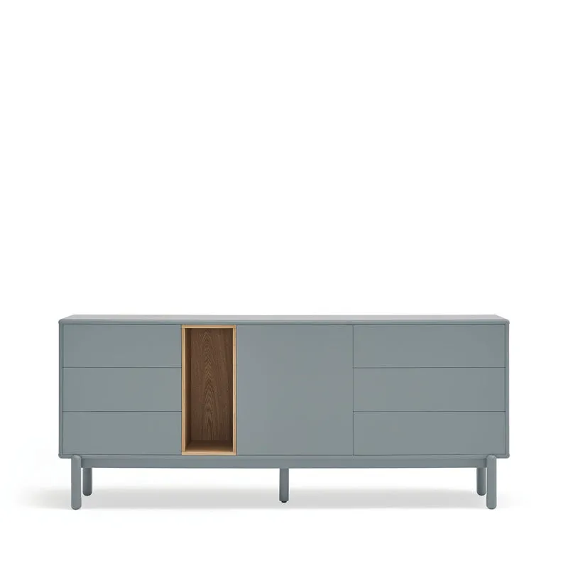 Madia 6 cassetti 1 anta Corvo di Teulat 180x40 cm