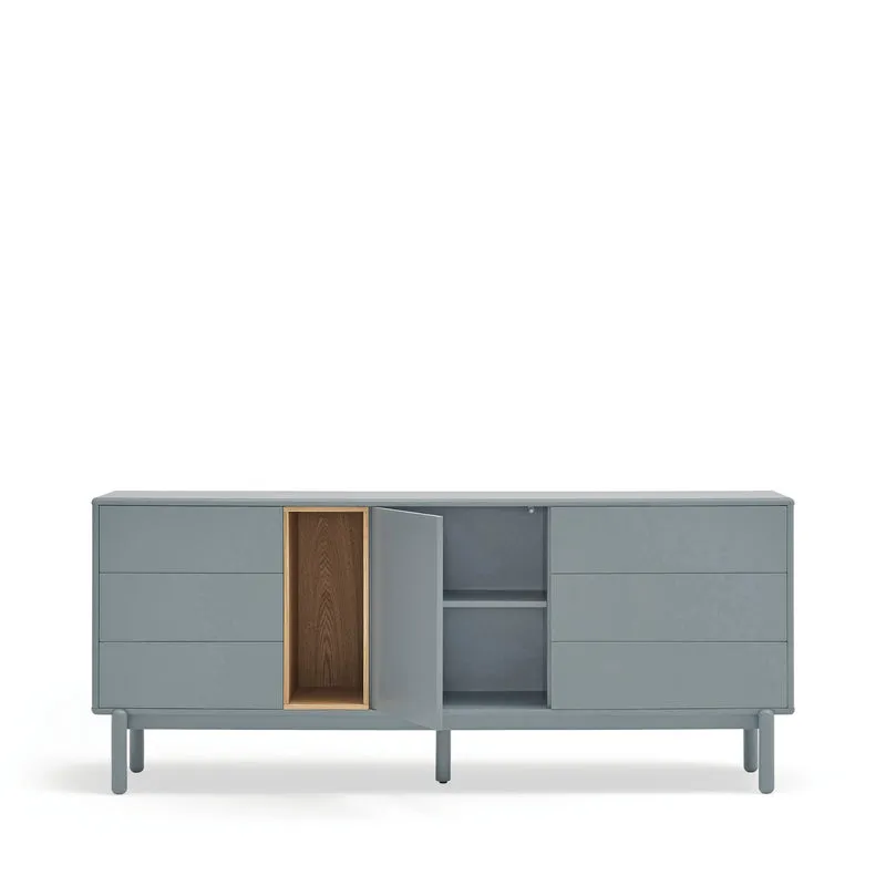 Madia 6 cassetti 1 anta Corvo di Teulat 180x40 cm