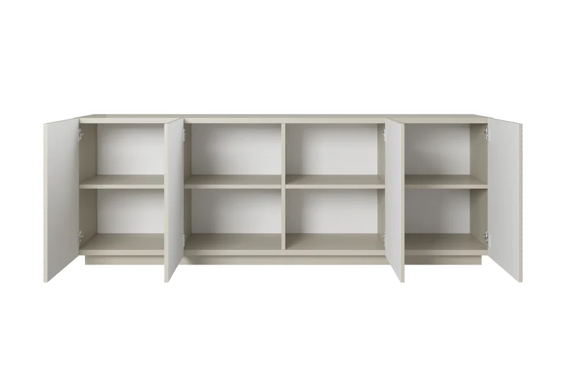 Madia 4 ante in legno laminato Asha 200 x 43 cm