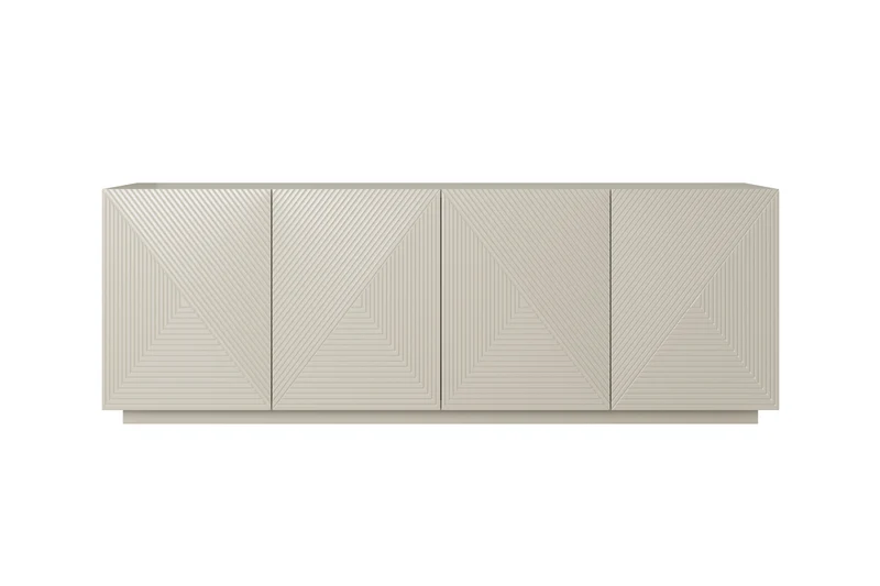 Madia 4 ante in legno laminato Asha 200 x 43 cm