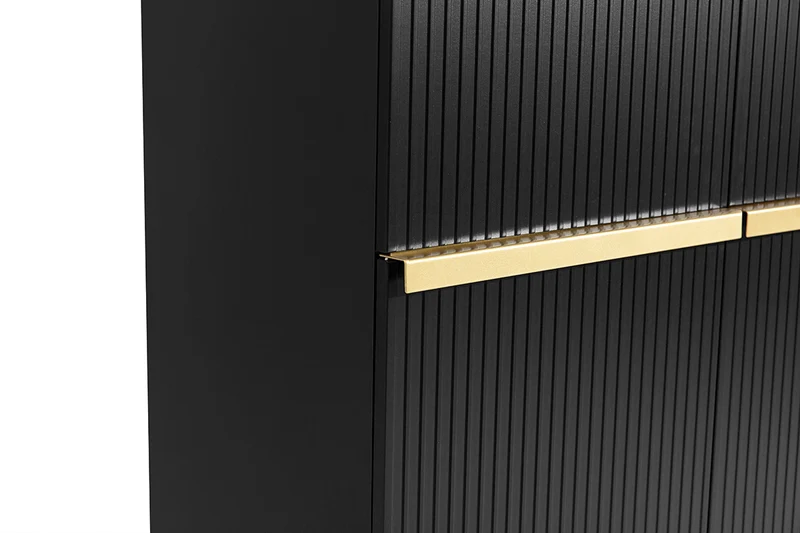 Credenza 2 ante con piede in metallo Nicole 100 x 160 cm