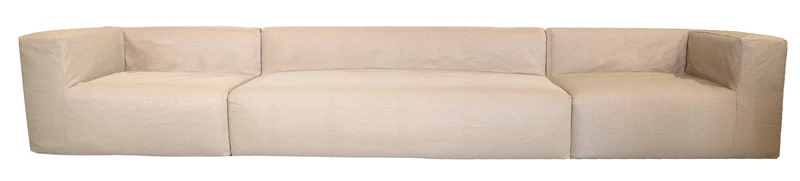MXHOME Modulsofa - Abnehmbarer Bezug 5/6-Sitzer - Raphia - Outdoor