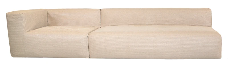 MXHOME Modulsofa - Abziehbar 4/5-Sitzer - Raphia-Effekt - Outdoor