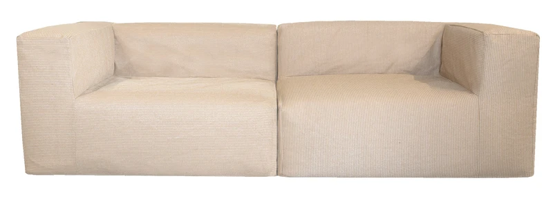 MXHOME Modulsofa - Abziehbar 3-Sitzer - Raphia - Outdoor