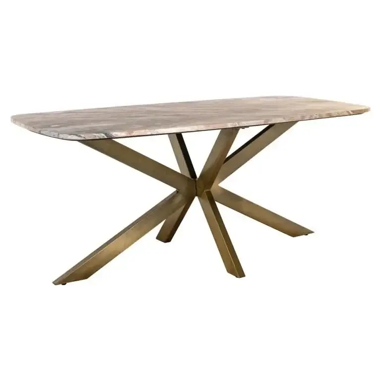 Richmond Interiors Esstisch Bottega – 190 cm Dänisch Oval (White)