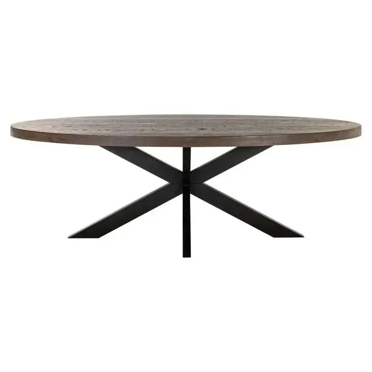 Richmond Interiors Esstisch Watson – Dark Brown (235 cm) mit Spidergestell
