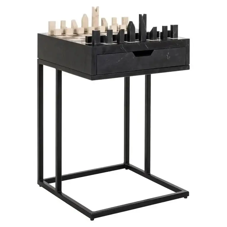 Richmond Interiors Schachtisch Davos (Black)