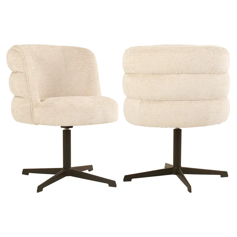 Alexander Jones Chadwick Cream Fusion Drehstuhl